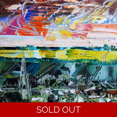 SOLD Abstract Landscape Expression 508